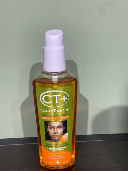 CT+ Clear Therapy Skin Lightening Set, 3-Piece Beauty Kit with Lotion, Soap and Serum, 10 Day Treatment
