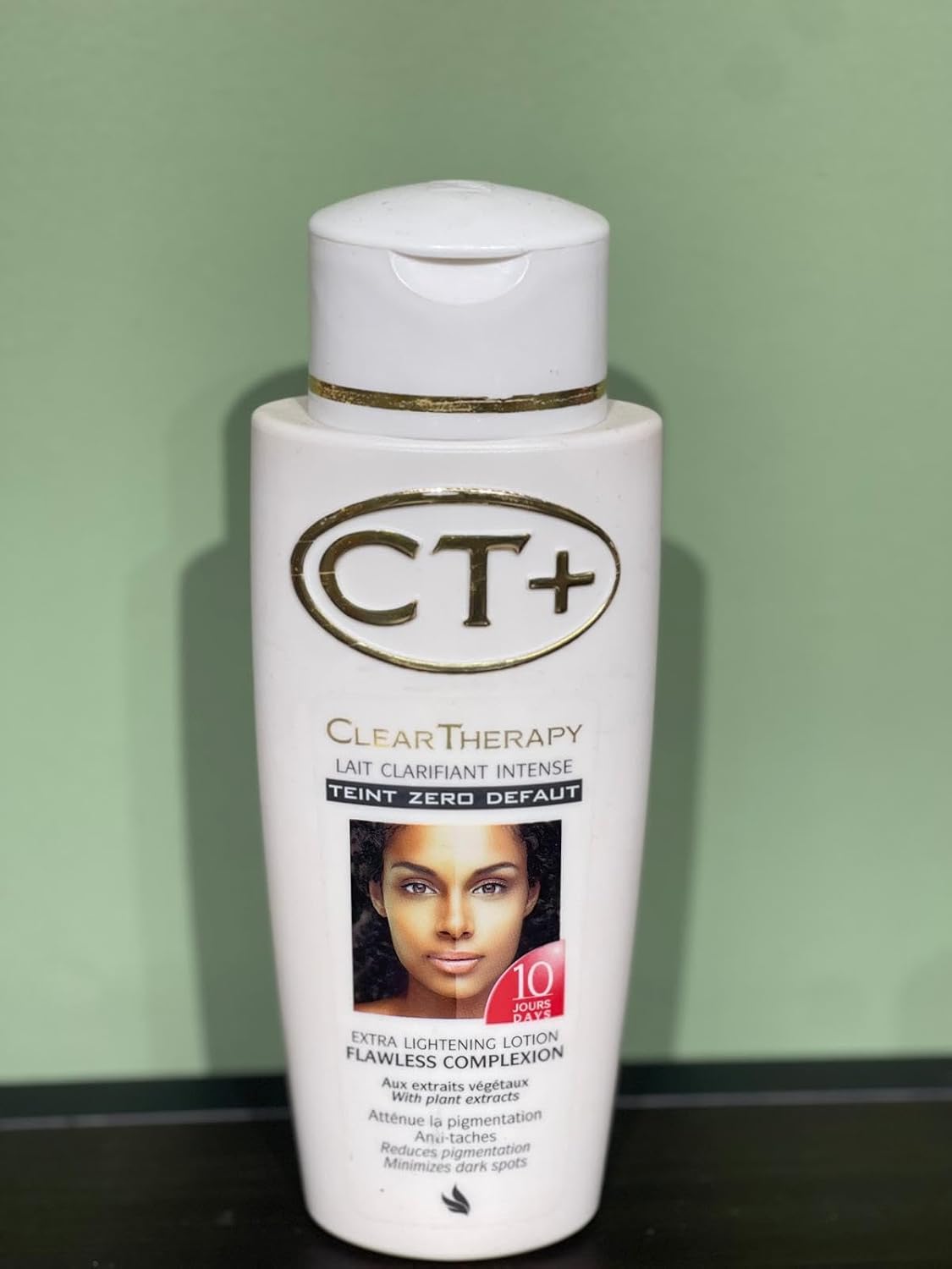 CT+ Clear Therapy Skin Lightening Set, 3-Piece Beauty Kit with Lotion, Soap and Serum, 10 Day Treatment