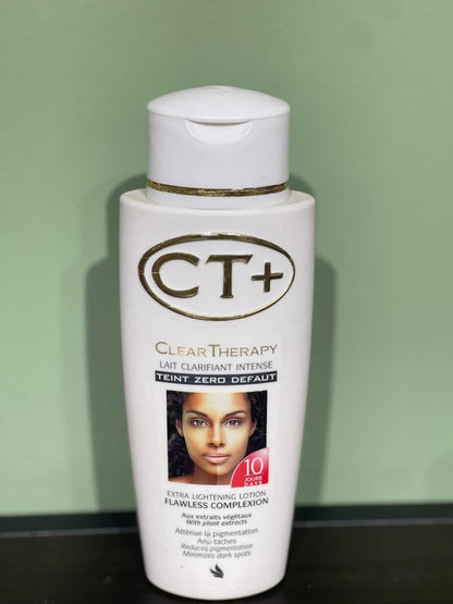 CT+ Clear Therapy Skin Lightening Set, 3-Piece Beauty Kit with Lotion, Soap and Serum, 10 Day Treatment